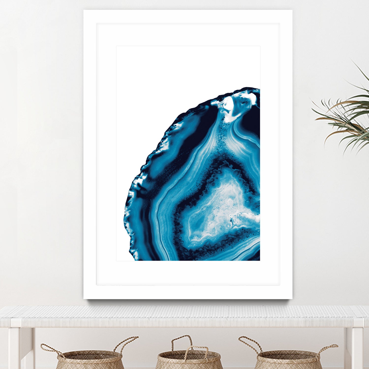 Blue Agate #3 (Part 2) #gem #decor #art by Anita & Bella Jantz on GIANT ART - blue photo illustration