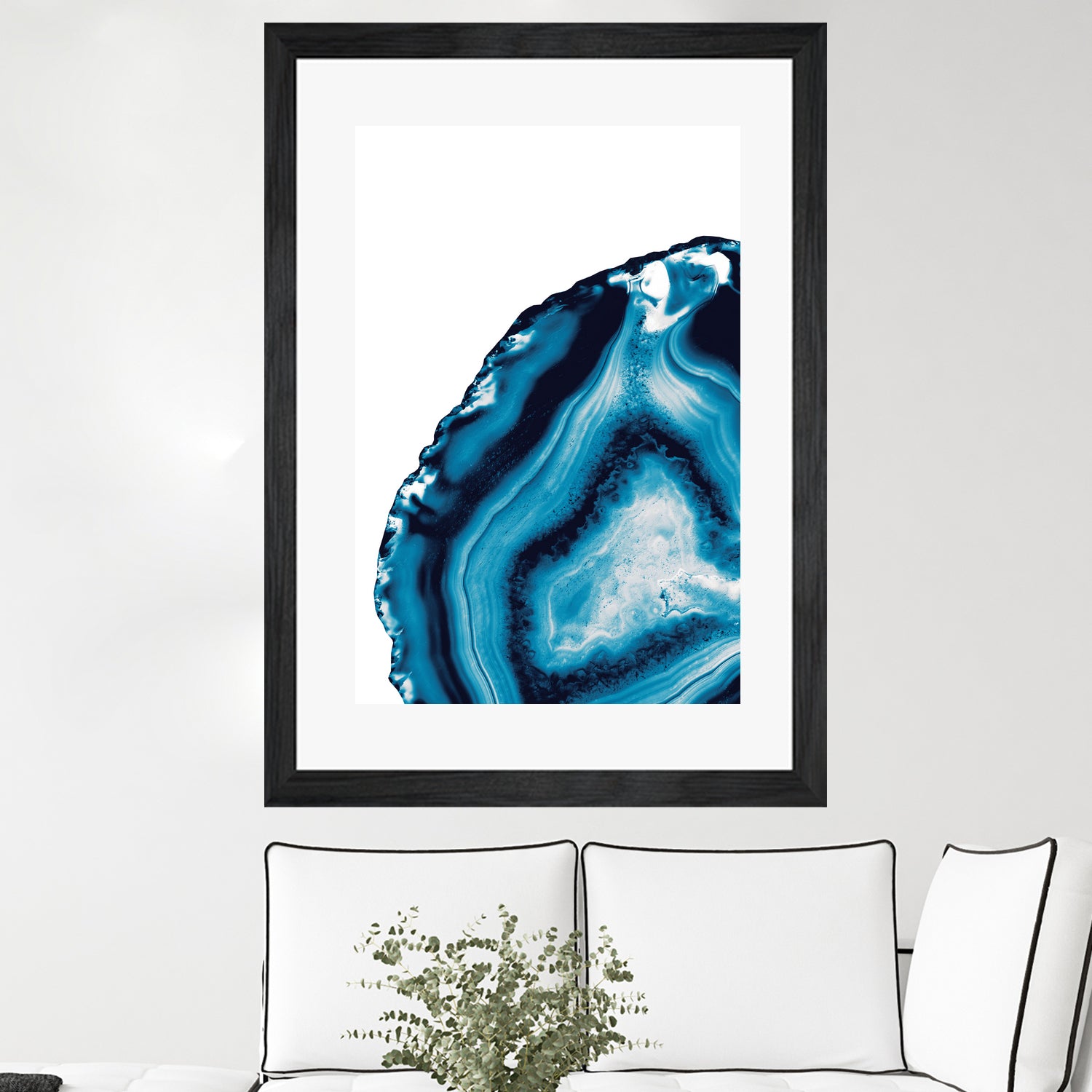 Blue Agate #3 (Part 2) #gem #decor #art by Anita & Bella Jantz on GIANT ART - blue photo illustration