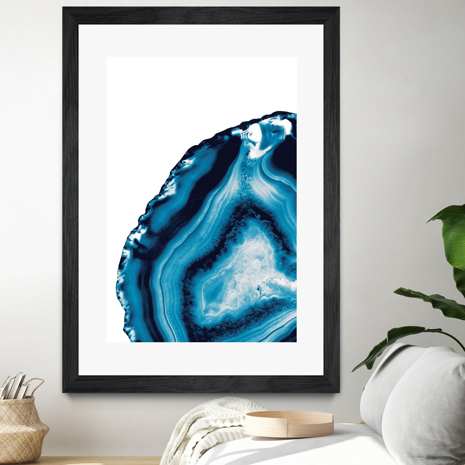 Blue Agate #3 (Part 2) #gem #decor #art by Anita & Bella Jantz on GIANT ART - blue photo illustration