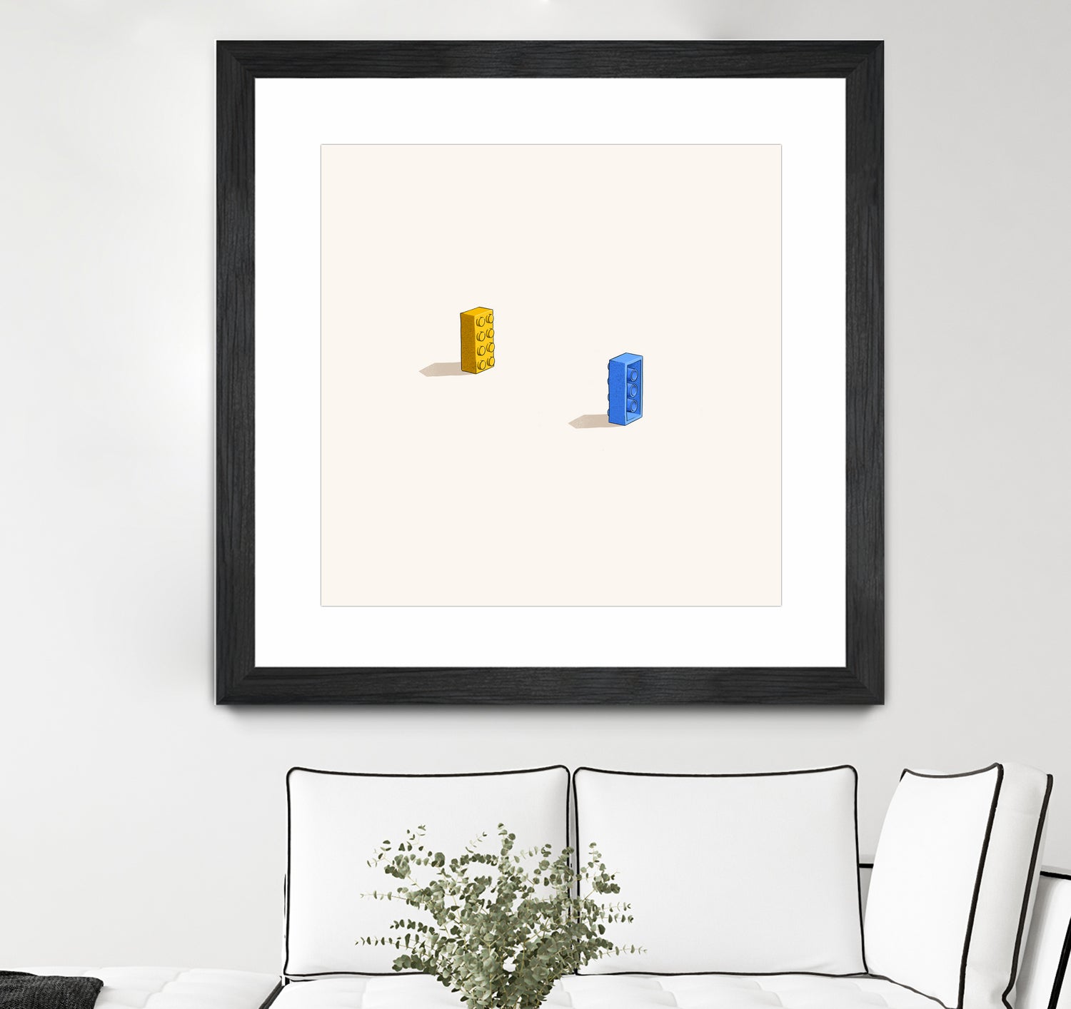 Six feet apart by Jason Ratliff on GIANT ART - yellow digital painting