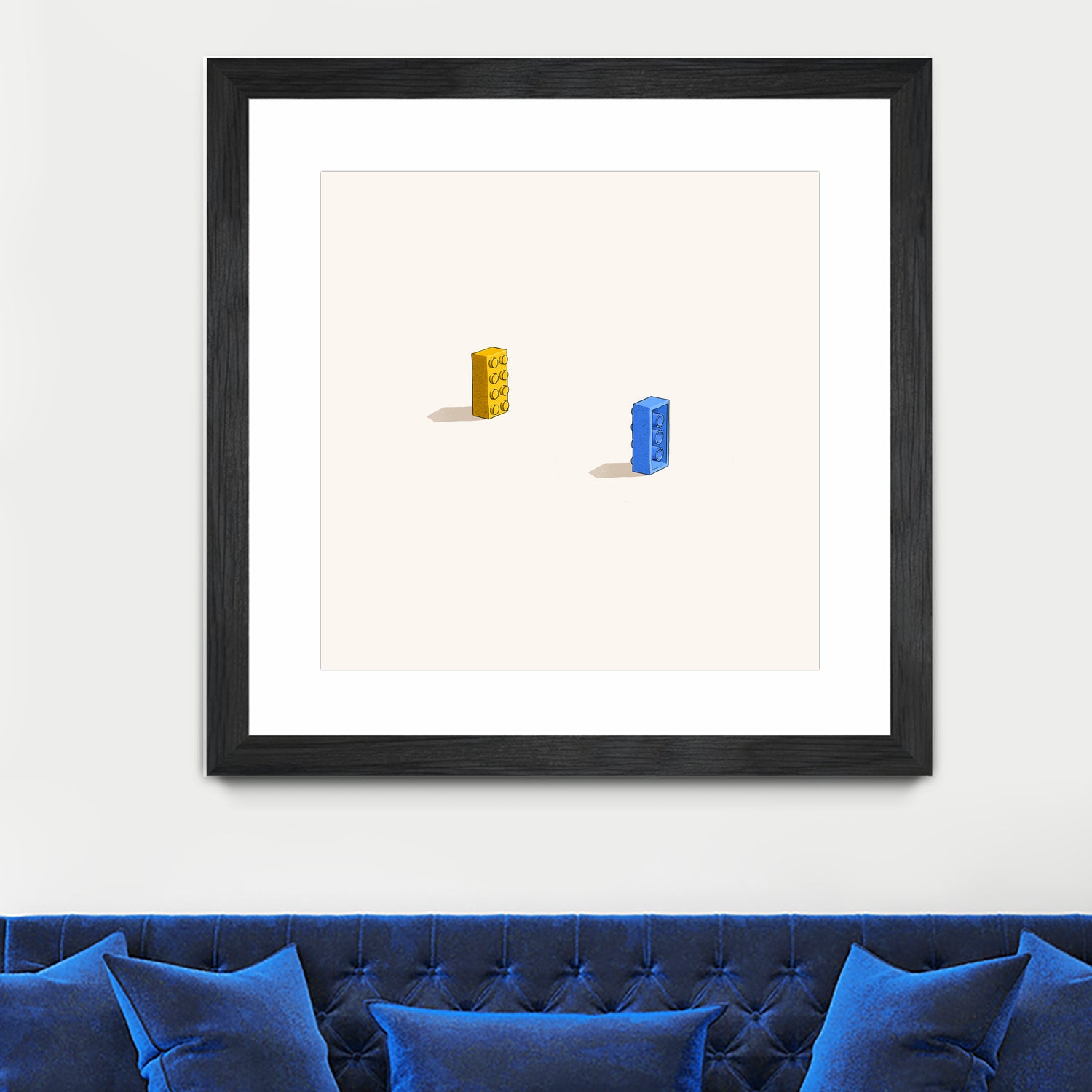 Six feet apart by Jason Ratliff on GIANT ART - yellow digital painting