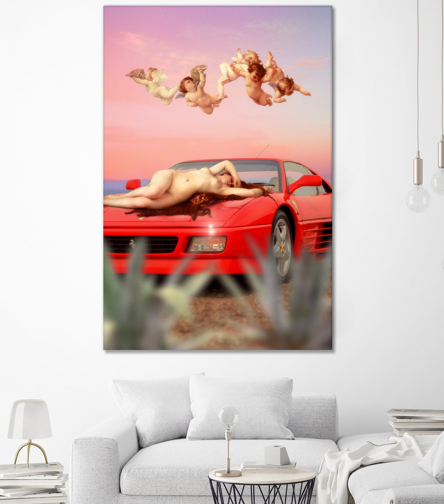 VENUS REBORN by Jonas Loose on GIANT ART - red photo manipulation