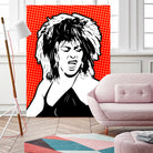 Tina Turner | Pop Art by William Cuccio on GIANT ART - red digital painting