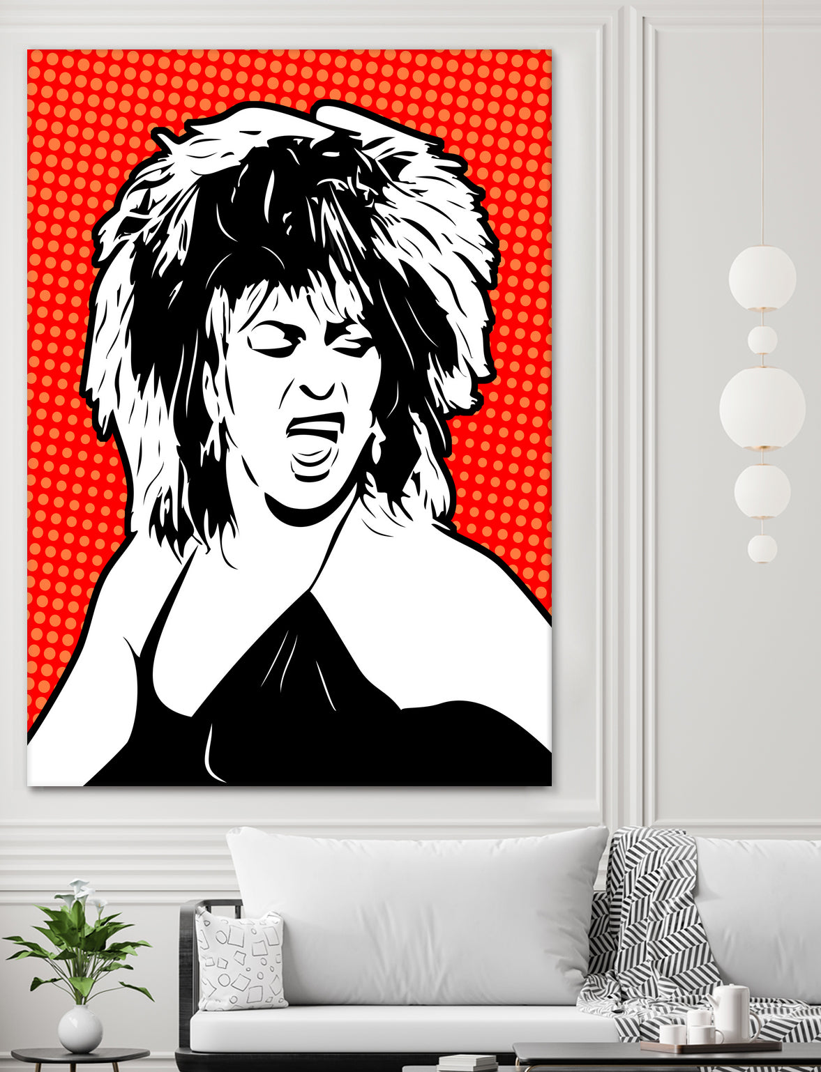 Tina Turner | Pop Art by William Cuccio on GIANT ART - red digital painting