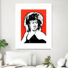 Tina Turner | Pop Art by William Cuccio on GIANT ART - red digital painting