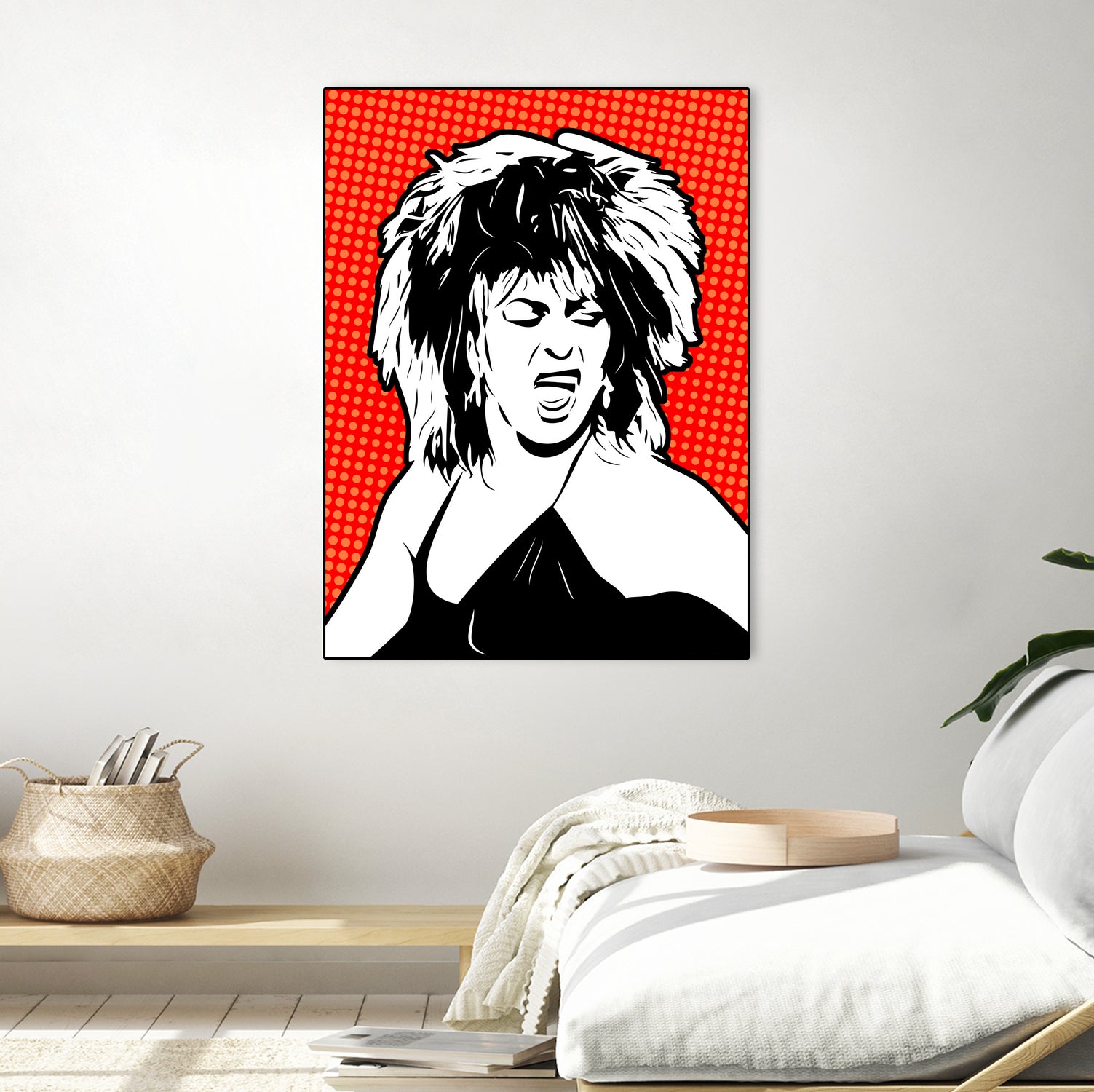 Tina Turner | Pop Art by William Cuccio on GIANT ART - red digital painting