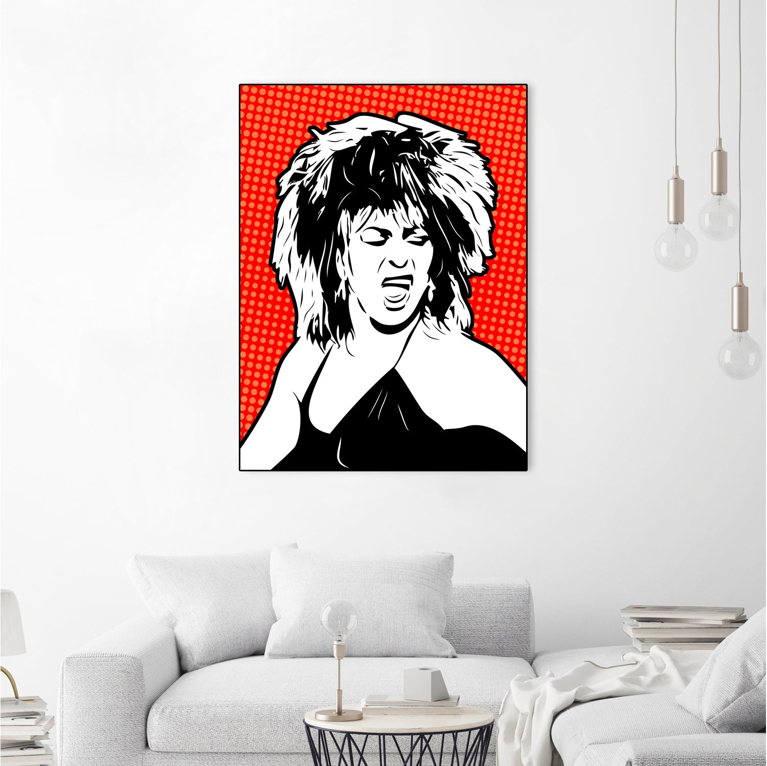 Tina Turner | Pop Art by William Cuccio on GIANT ART - red digital painting