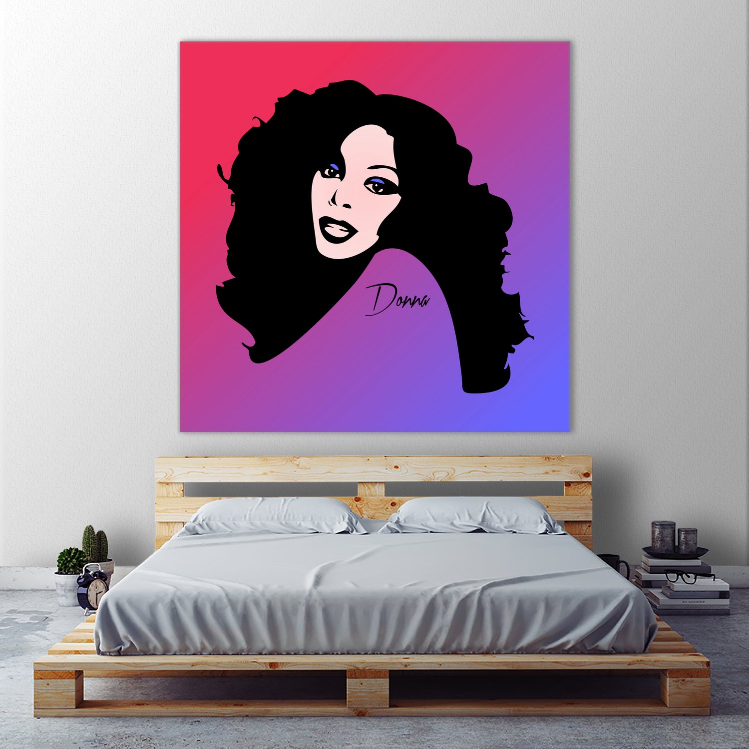 Donna Summer | Pop Art by William Cuccio on GIANT ART - fuchsia digital painting