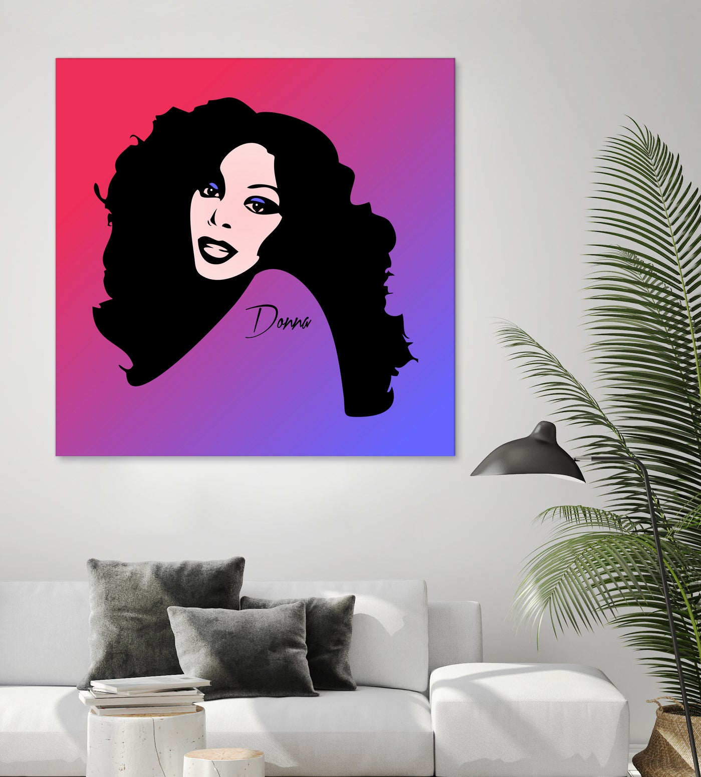 Donna Summer | Pop Art by William Cuccio on GIANT ART - fuchsia digital painting