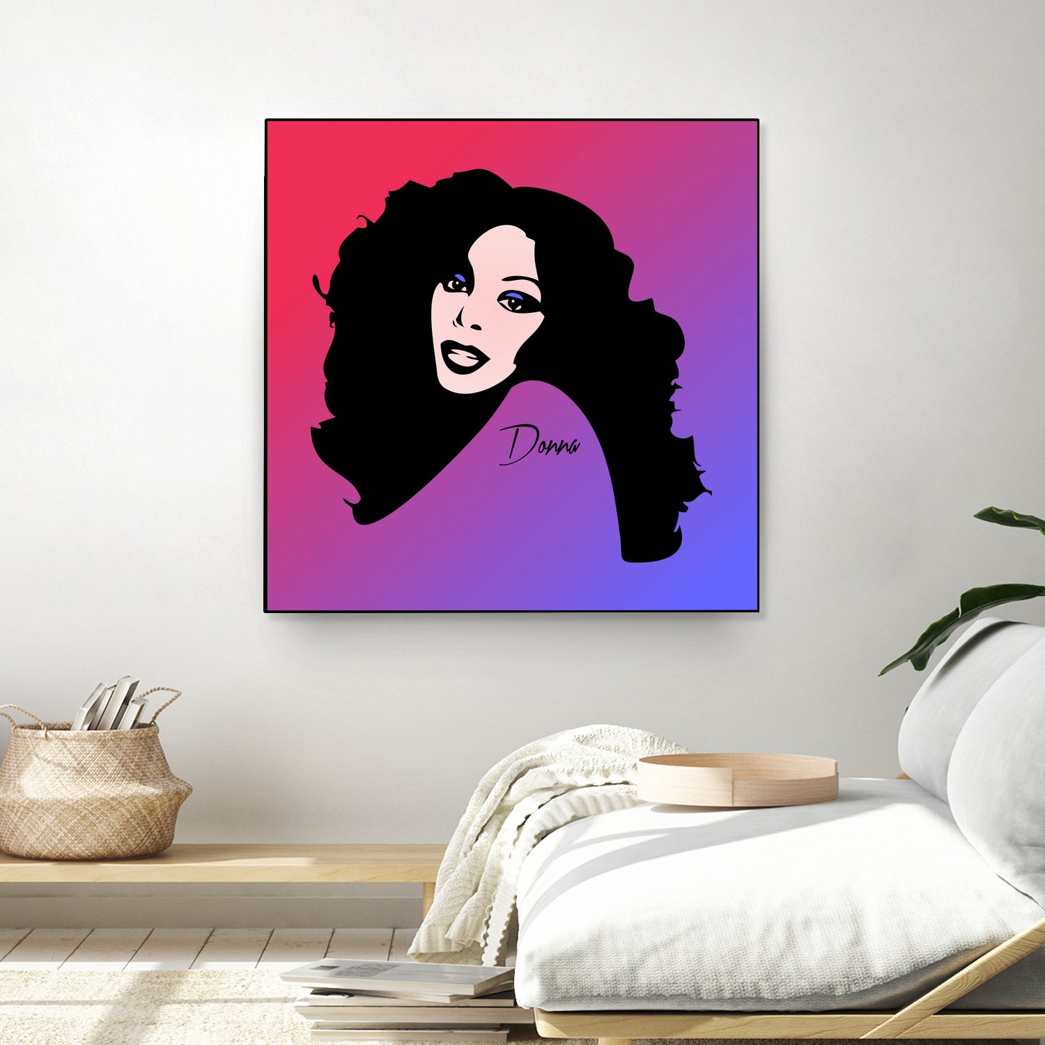 Donna Summer | Pop Art by William Cuccio on GIANT ART - fuchsia digital painting