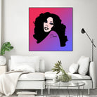 Donna Summer | Pop Art by William Cuccio on GIANT ART - fuchsia digital painting