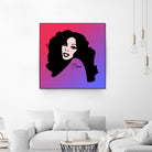 Donna Summer | Pop Art by William Cuccio on GIANT ART - fuchsia digital painting