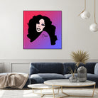 Donna Summer | Pop Art by William Cuccio on GIANT ART - fuchsia digital painting