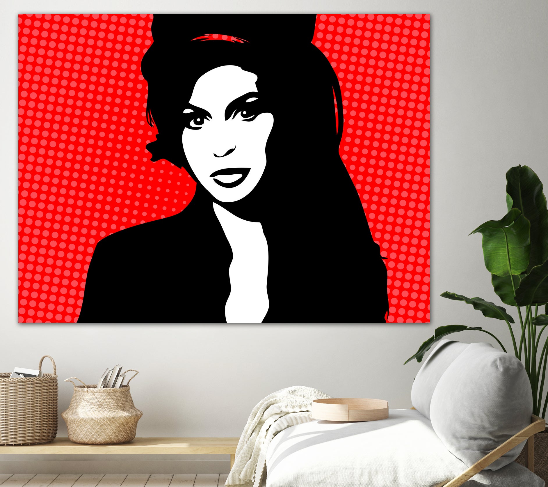 Amy Winehouse | Pop Art by William Cuccio on GIANT ART - red digital painting