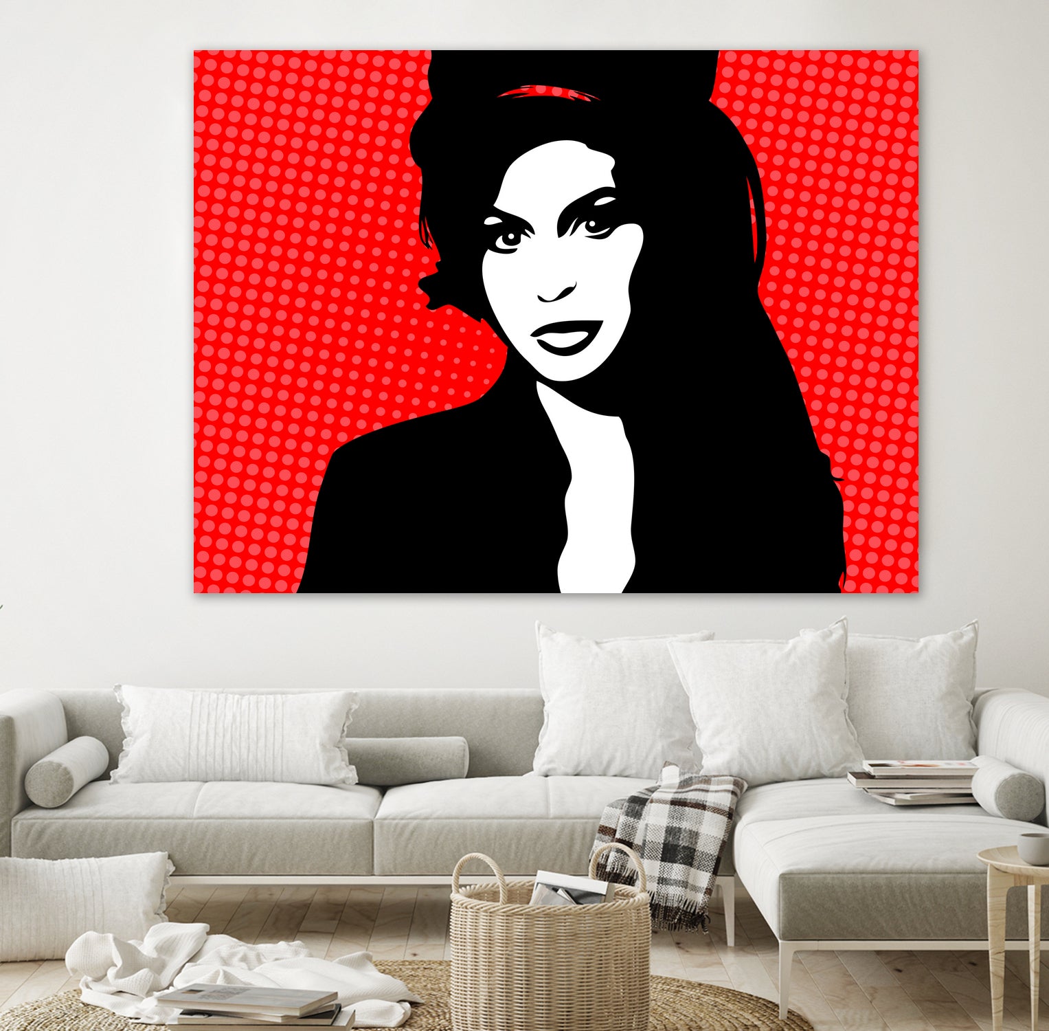 Amy Winehouse | Pop Art by William Cuccio on GIANT ART - red digital painting