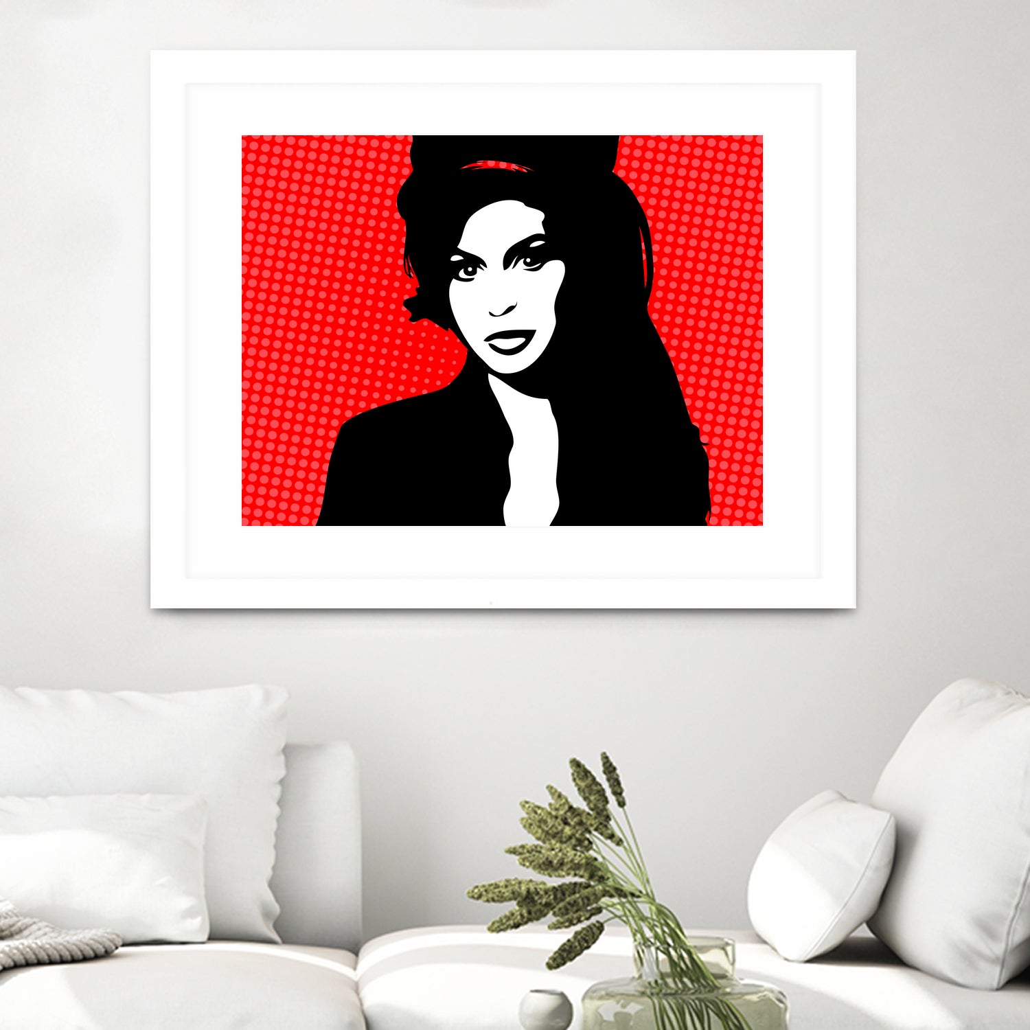 Amy Winehouse | Pop Art by William Cuccio on GIANT ART - red digital painting