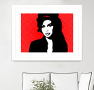 Amy Winehouse | Pop Art by William Cuccio on GIANT ART - red digital painting