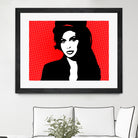 Amy Winehouse | Pop Art by William Cuccio on GIANT ART - red digital painting