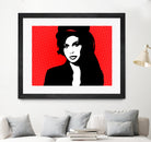 Amy Winehouse | Pop Art by William Cuccio on GIANT ART - red digital painting