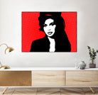 Amy Winehouse | Pop Art by William Cuccio on GIANT ART - red digital painting