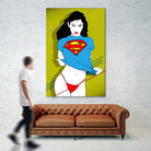 Feelin Super Sexy by Ron Santiano on GIANT ART - blue digital drawing