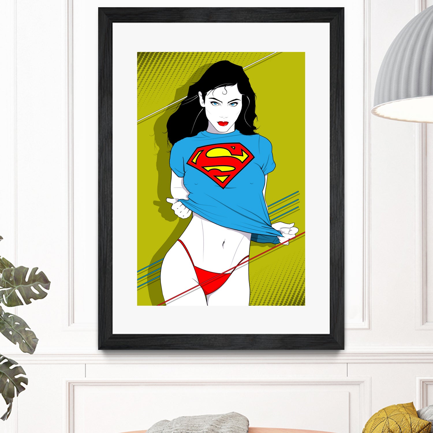 Feelin Super Sexy by Ron Santiano on GIANT ART - blue digital drawing