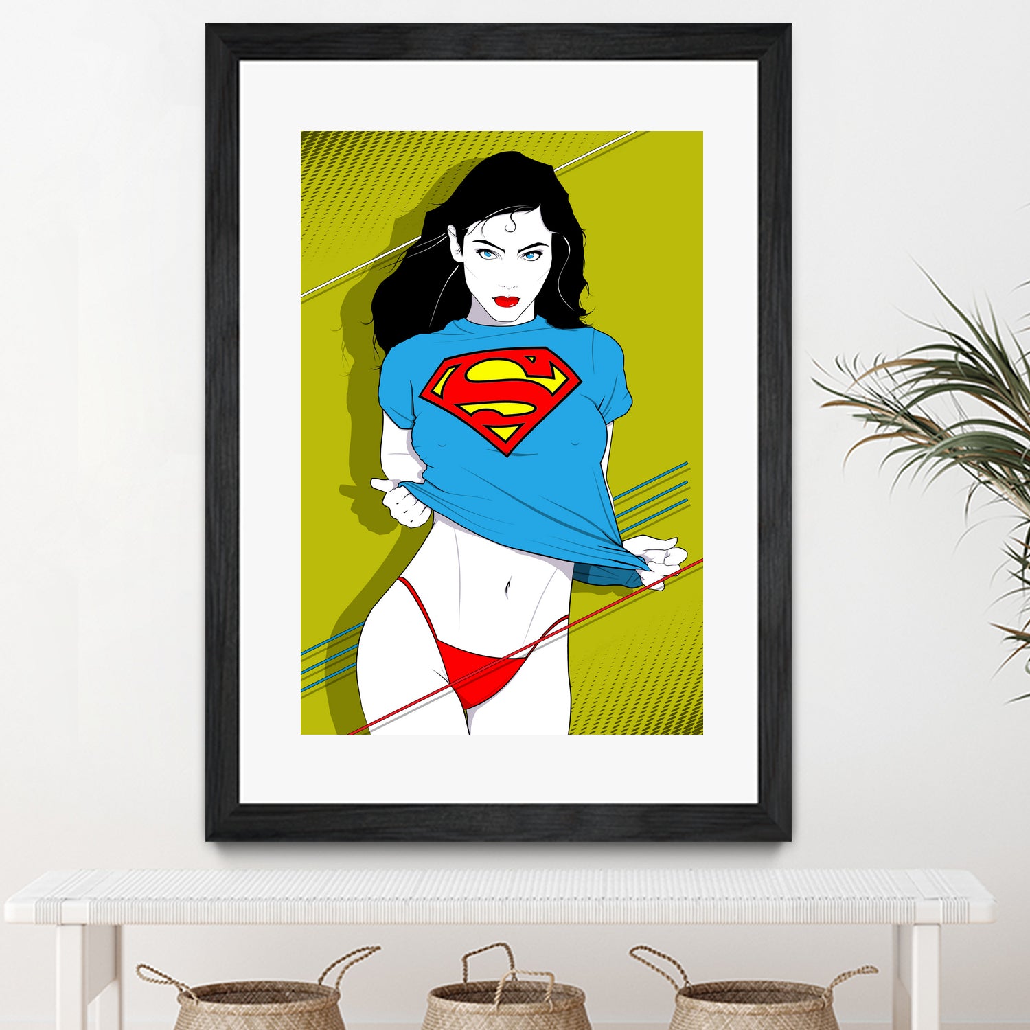 Feelin Super Sexy by Ron Santiano on GIANT ART - blue digital drawing