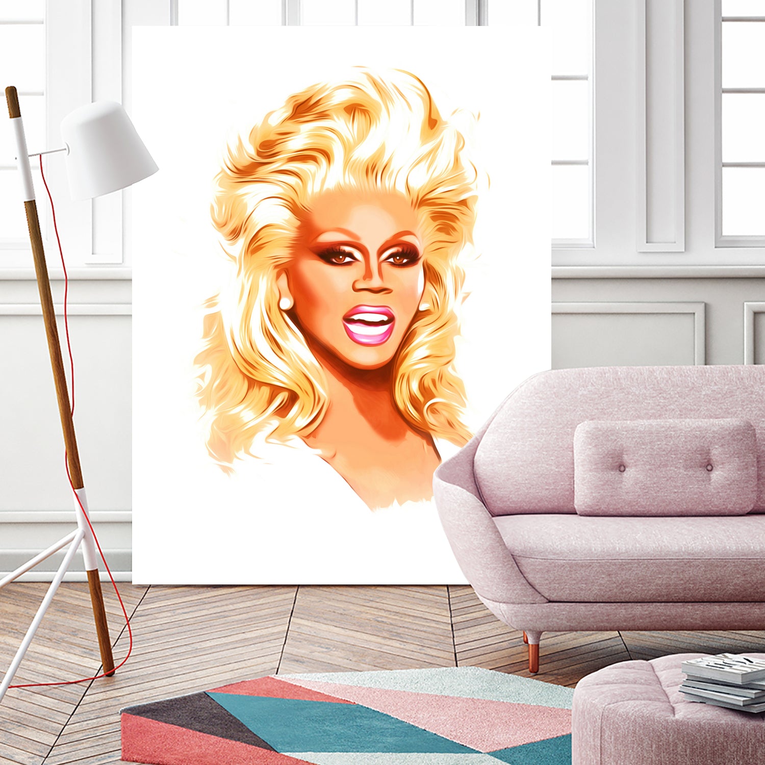 RuPaul | Pop Art by William Cuccio on GIANT ART - white digital painting