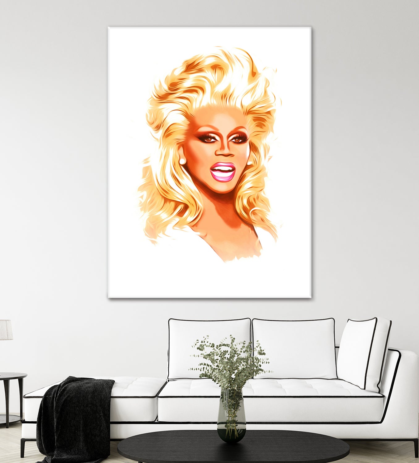 RuPaul | Pop Art by William Cuccio on GIANT ART - white digital painting