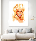 RuPaul | Pop Art by William Cuccio on GIANT ART - white digital painting