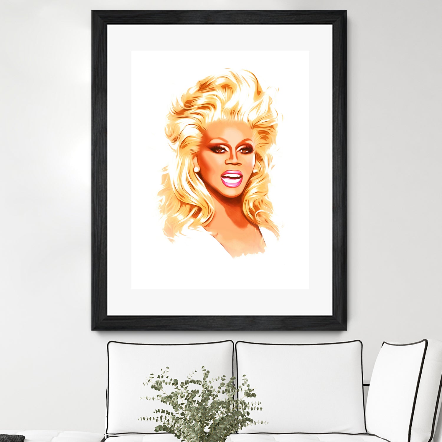 RuPaul | Pop Art by William Cuccio on GIANT ART - white digital painting