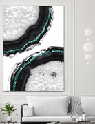 Agate Glitter Glam #16 #gem #decor #art by Anita & Bella Jantz on GIANT ART - green photo illustration