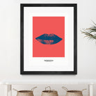 Bleu lips by Nanametza Biarritz on GIANT ART - pink digital drawing