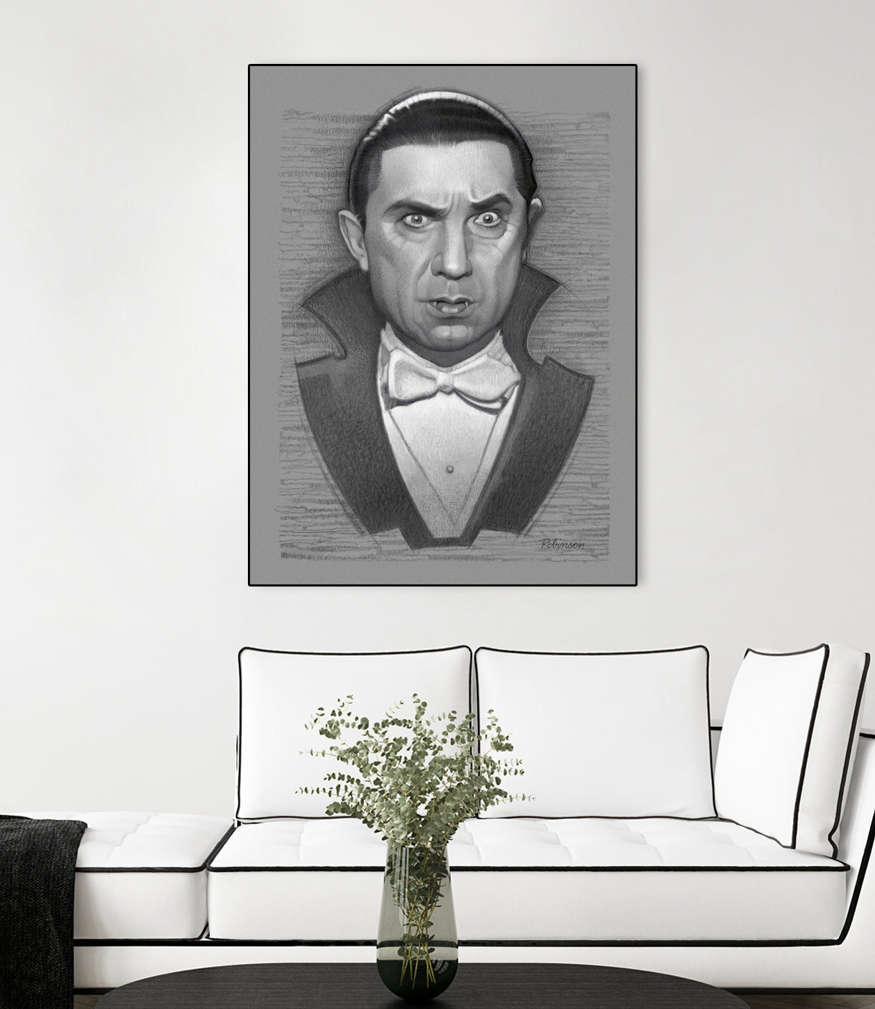 Bela Lugosi - Dracula by Dave Robinson on GIANT ART - red digital drawing