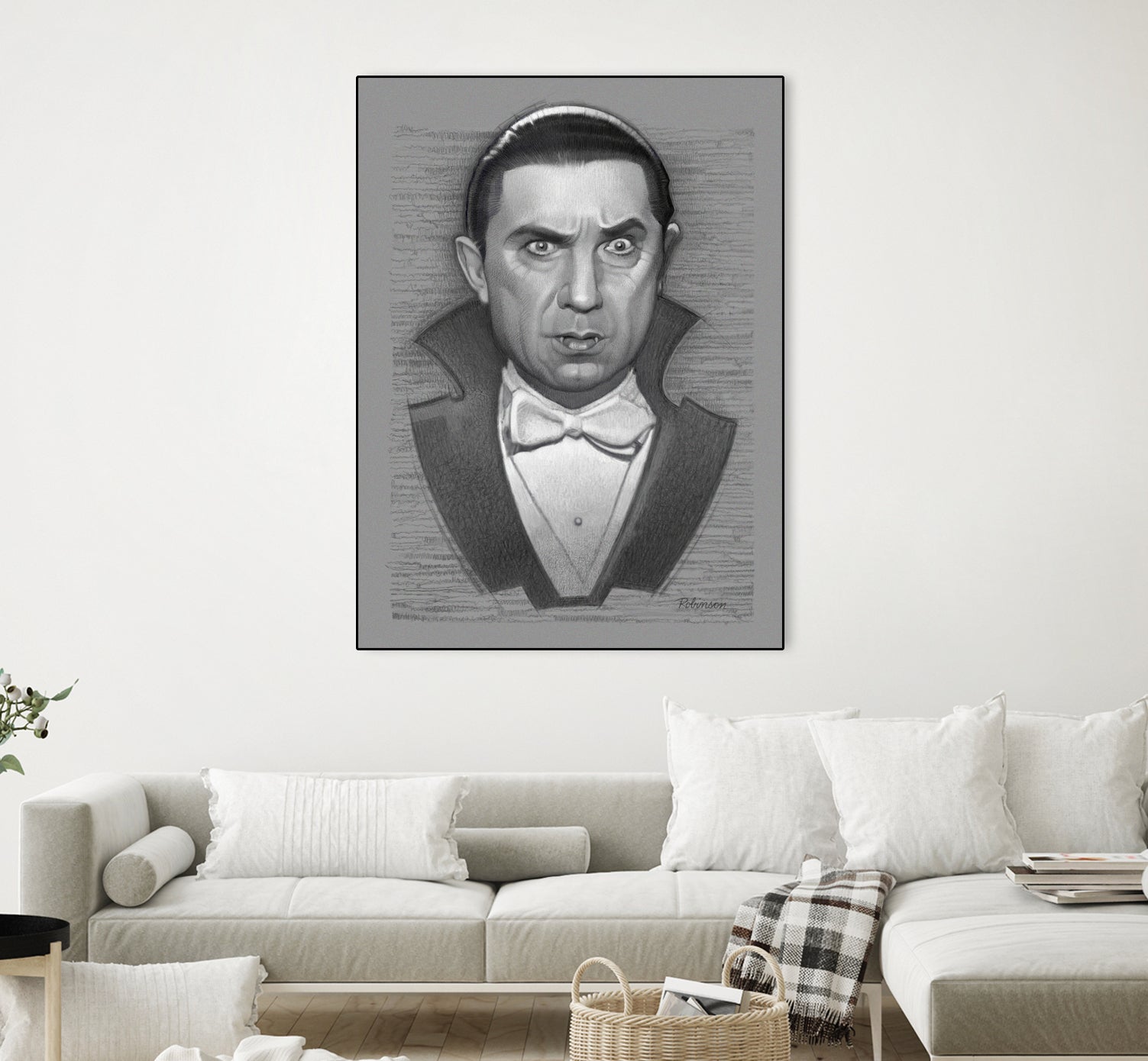 Bela Lugosi - Dracula by Dave Robinson on GIANT ART - red digital drawing