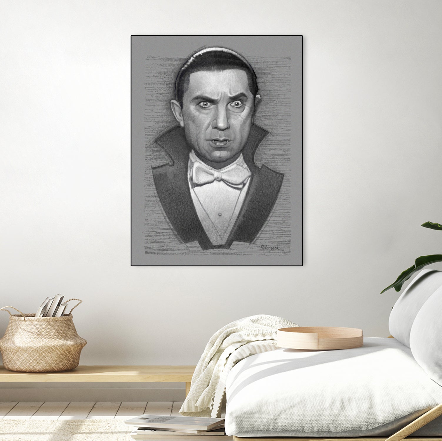 Bela Lugosi - Dracula by Dave Robinson on GIANT ART - red digital drawing