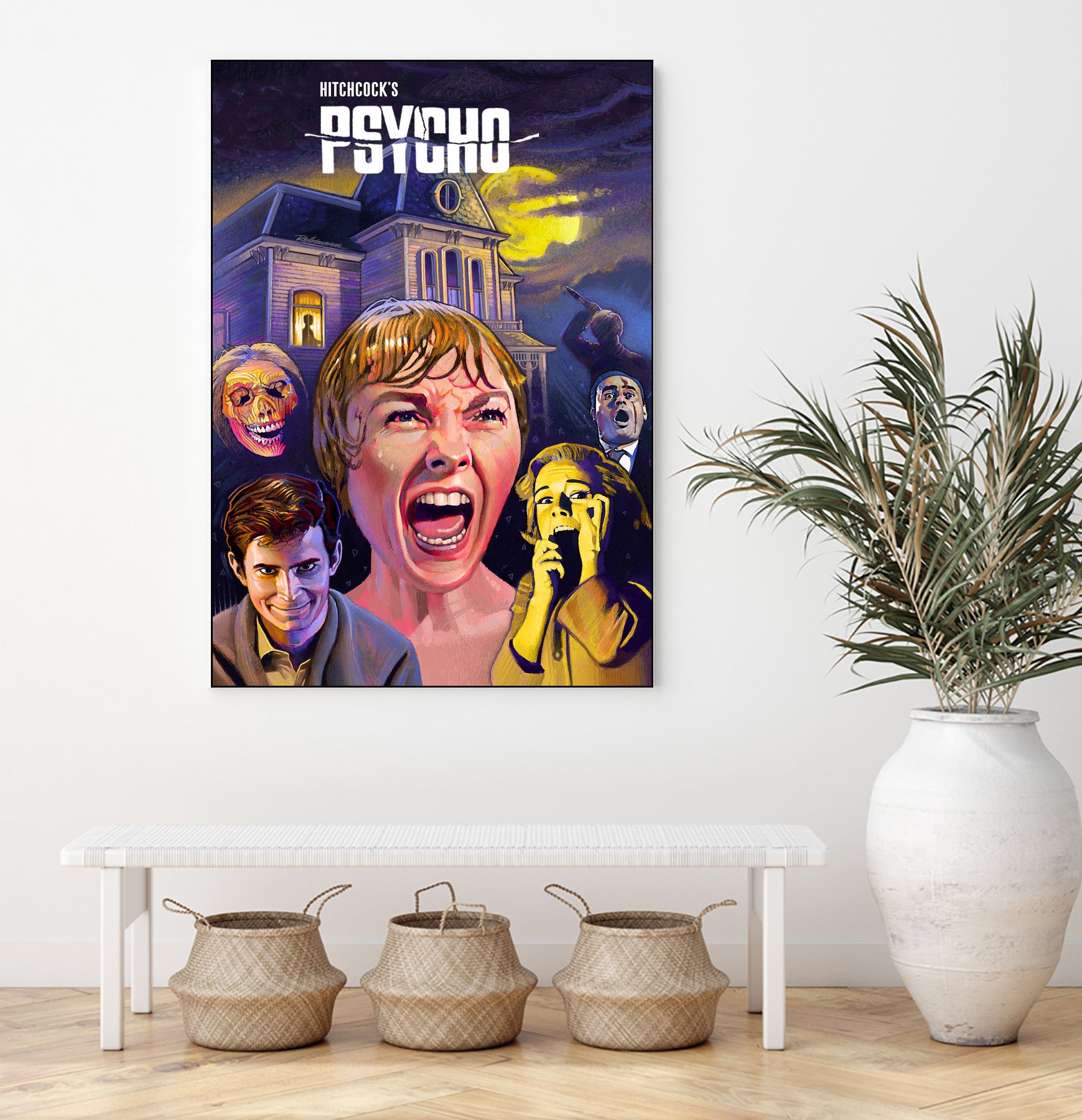 Psycho by Dave Robinson on GIANT ART - fuchsia digital painting