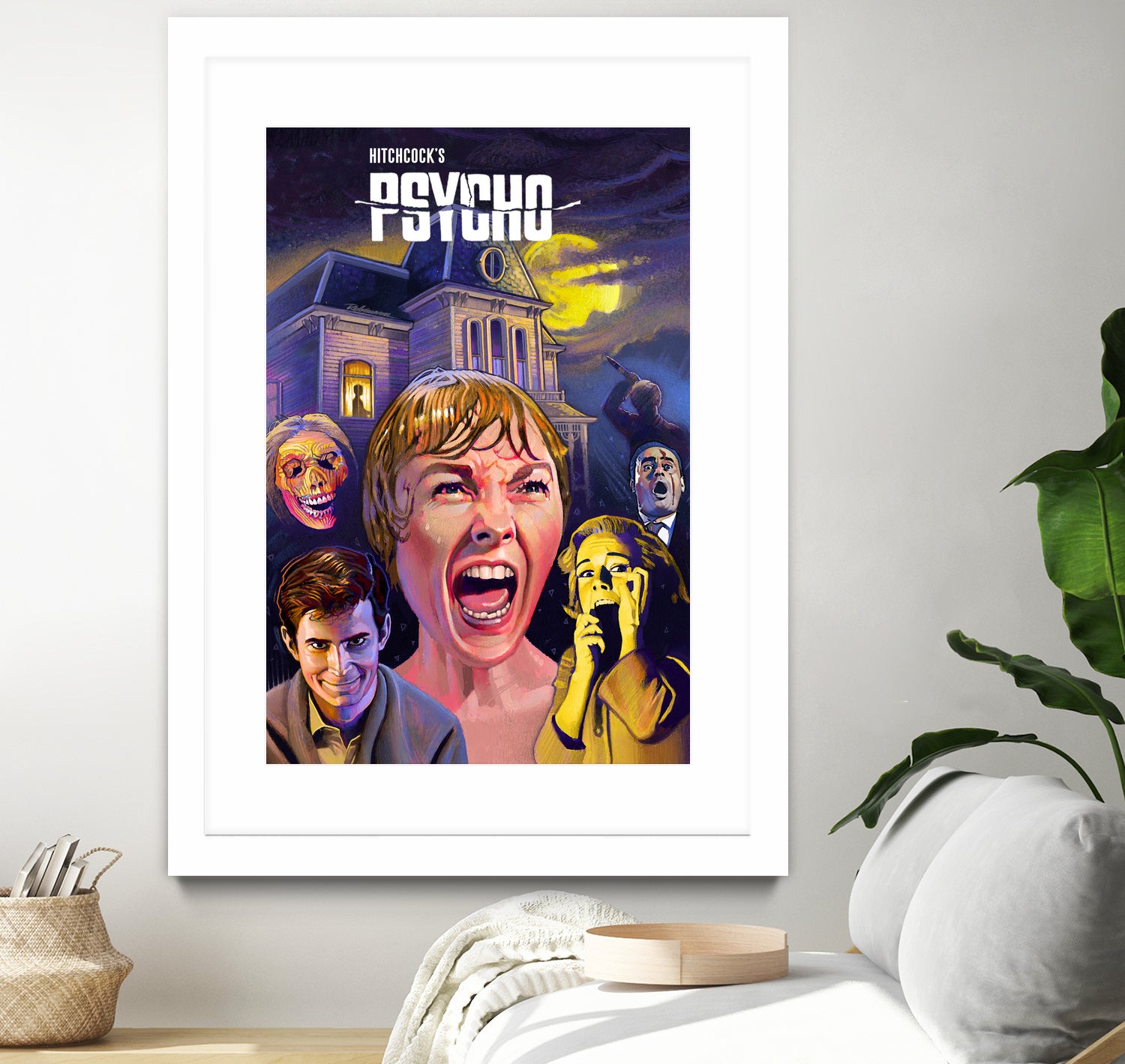 Psycho by Dave Robinson on GIANT ART - fuchsia digital painting