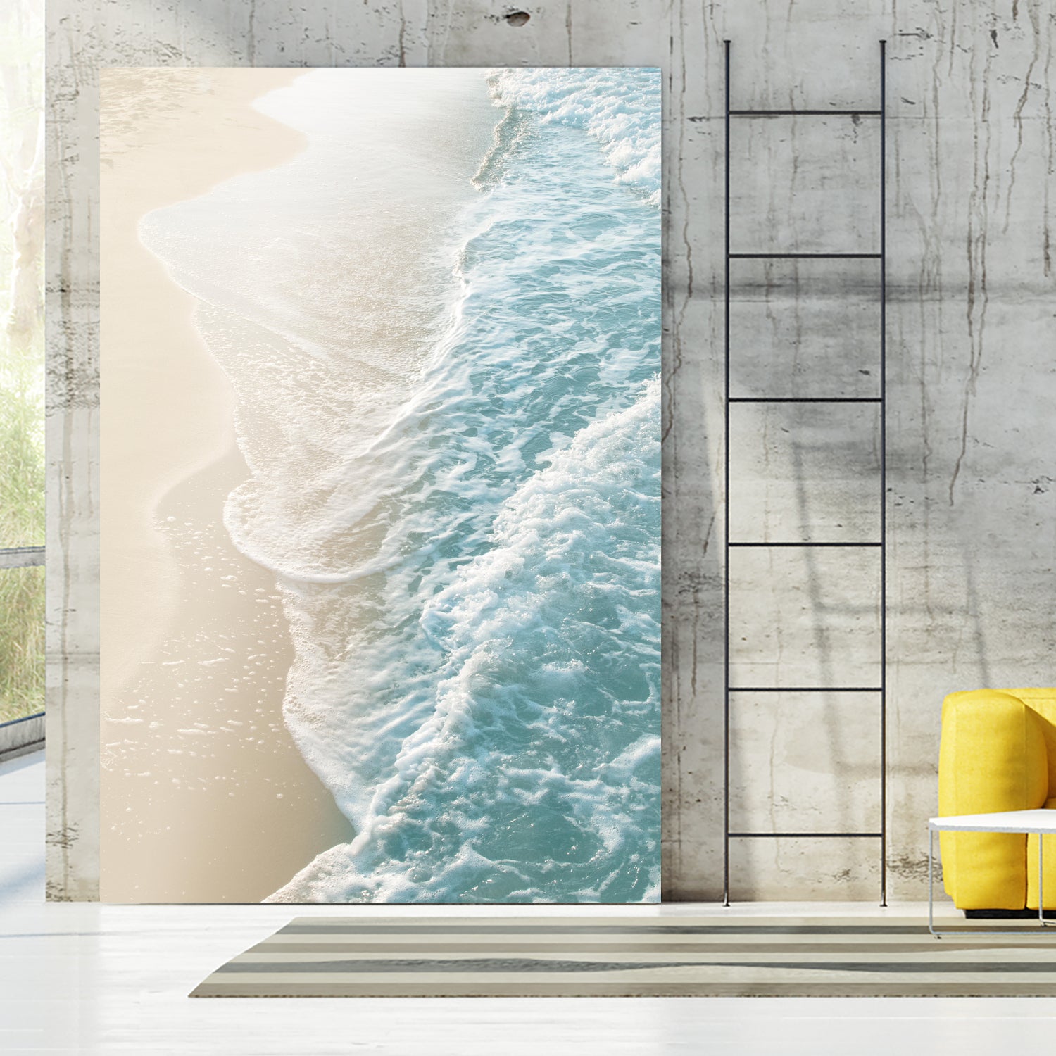 Soft Teal Gold Ocean Dream Waves #1 #water #decor #art by Anita & Bella Jantz on GIANT ART - green photo illustration