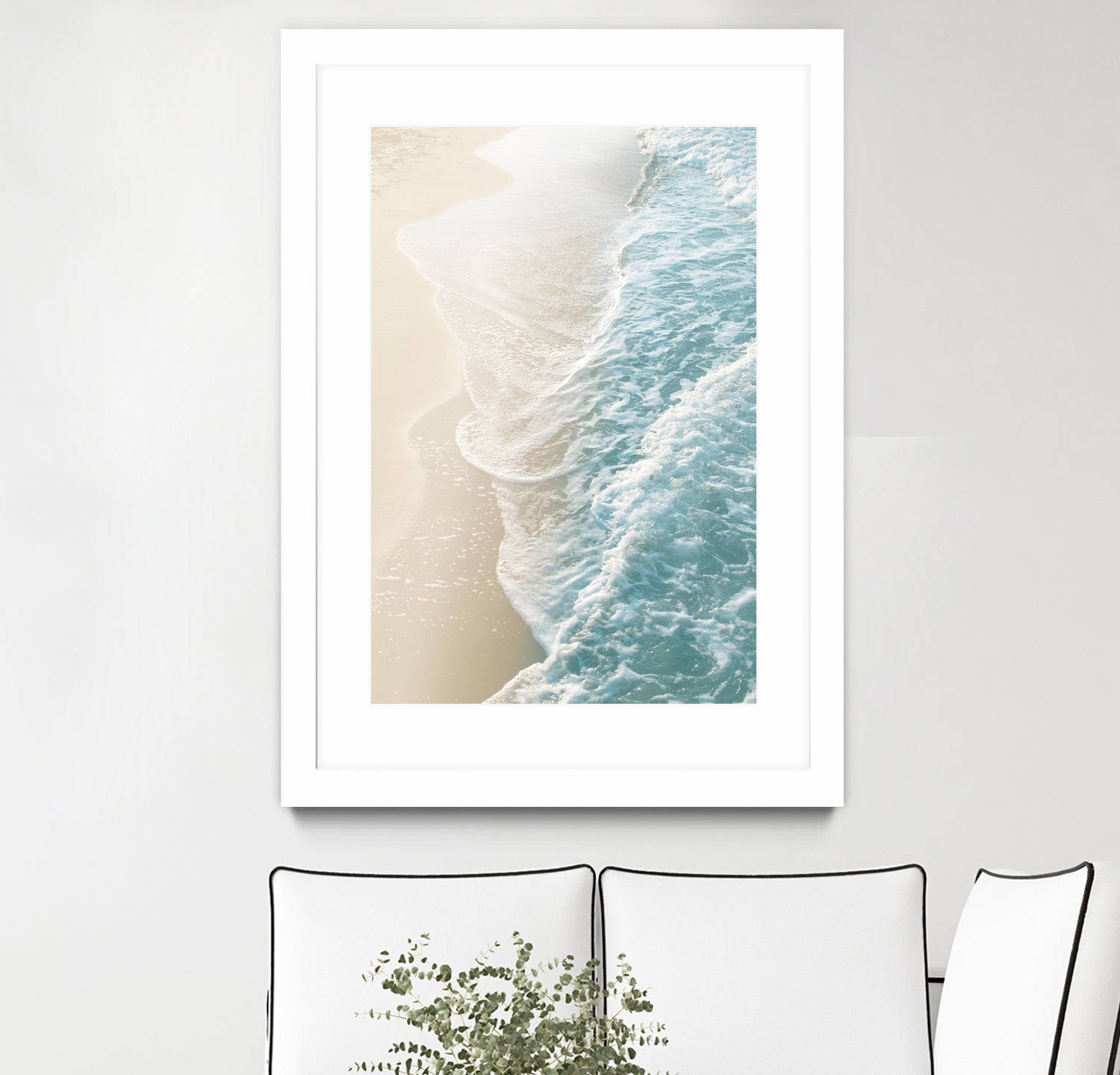 Soft Teal Gold Ocean Dream Waves #1 #water #decor #art by Anita & Bella Jantz on GIANT ART - green photo illustration