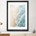 Soft Teal Gold Ocean Dream Waves #1 #water #decor #art by Anita & Bella Jantz on GIANT ART - green photo illustration