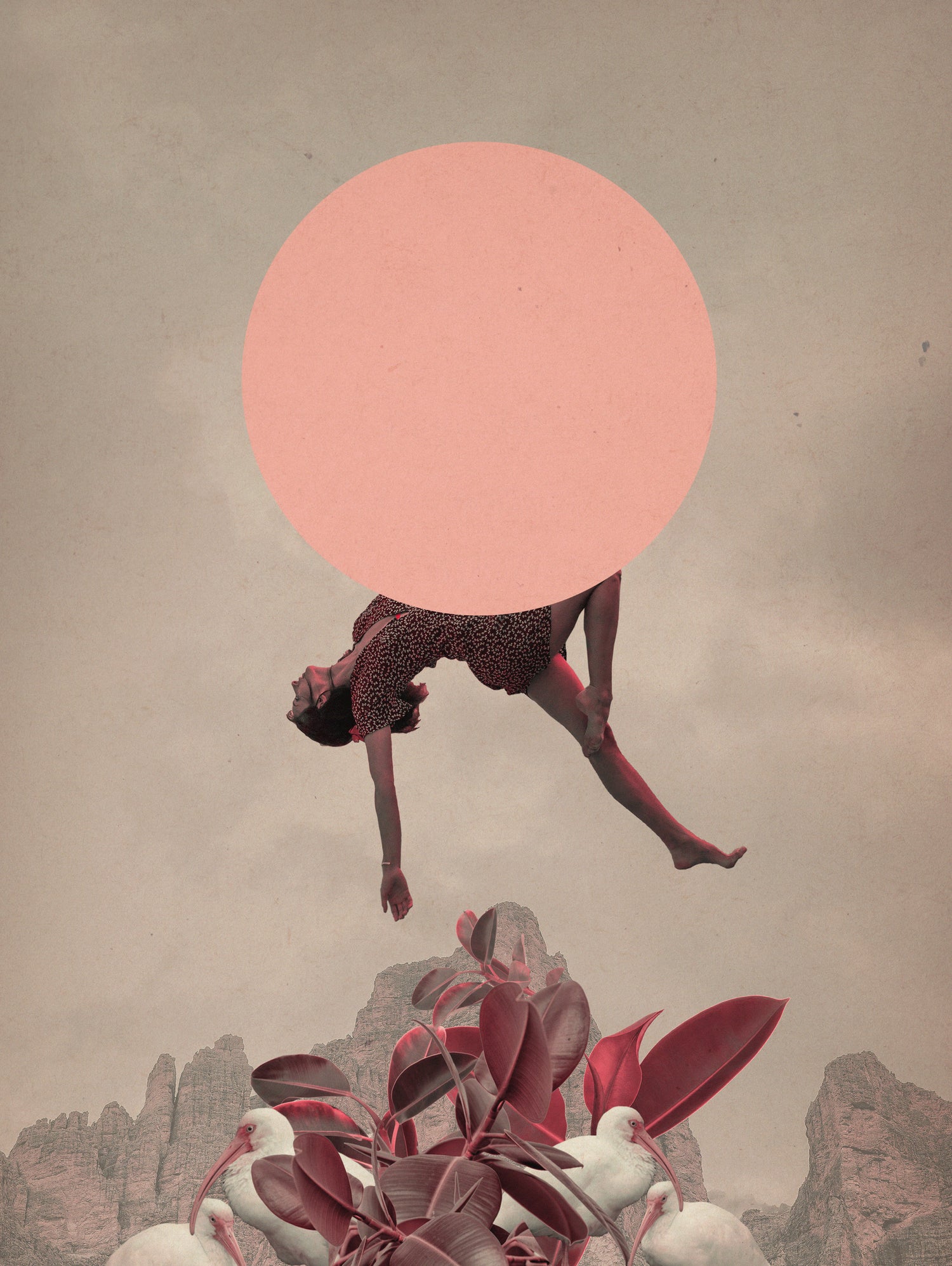 The Fall by Frank Moth on GIANT ART - pink photo manipulation