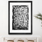 Pinto mis dias con calma by Nozvvu vvu on GIANT ART - black typography