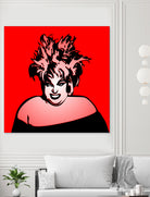 Divine | Pop Art by William Cuccio on GIANT ART - red digital painting