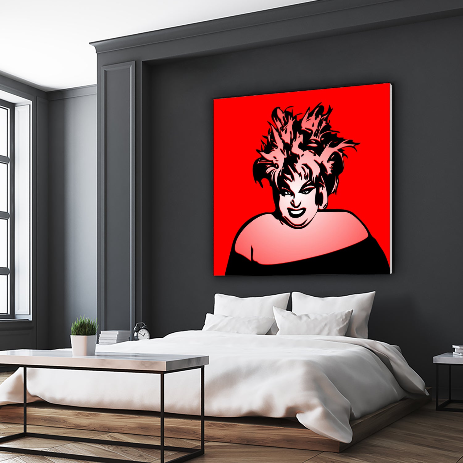 Divine | Pop Art by William Cuccio on GIANT ART - red digital painting