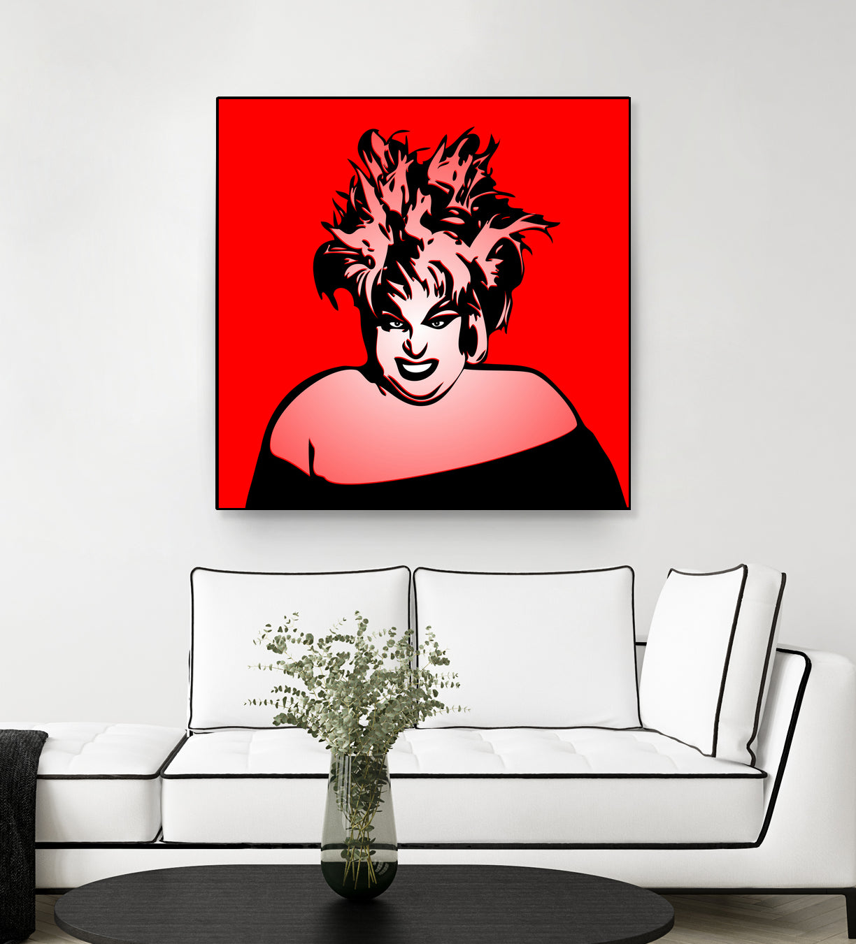 Divine | Pop Art by William Cuccio on GIANT ART - red digital painting