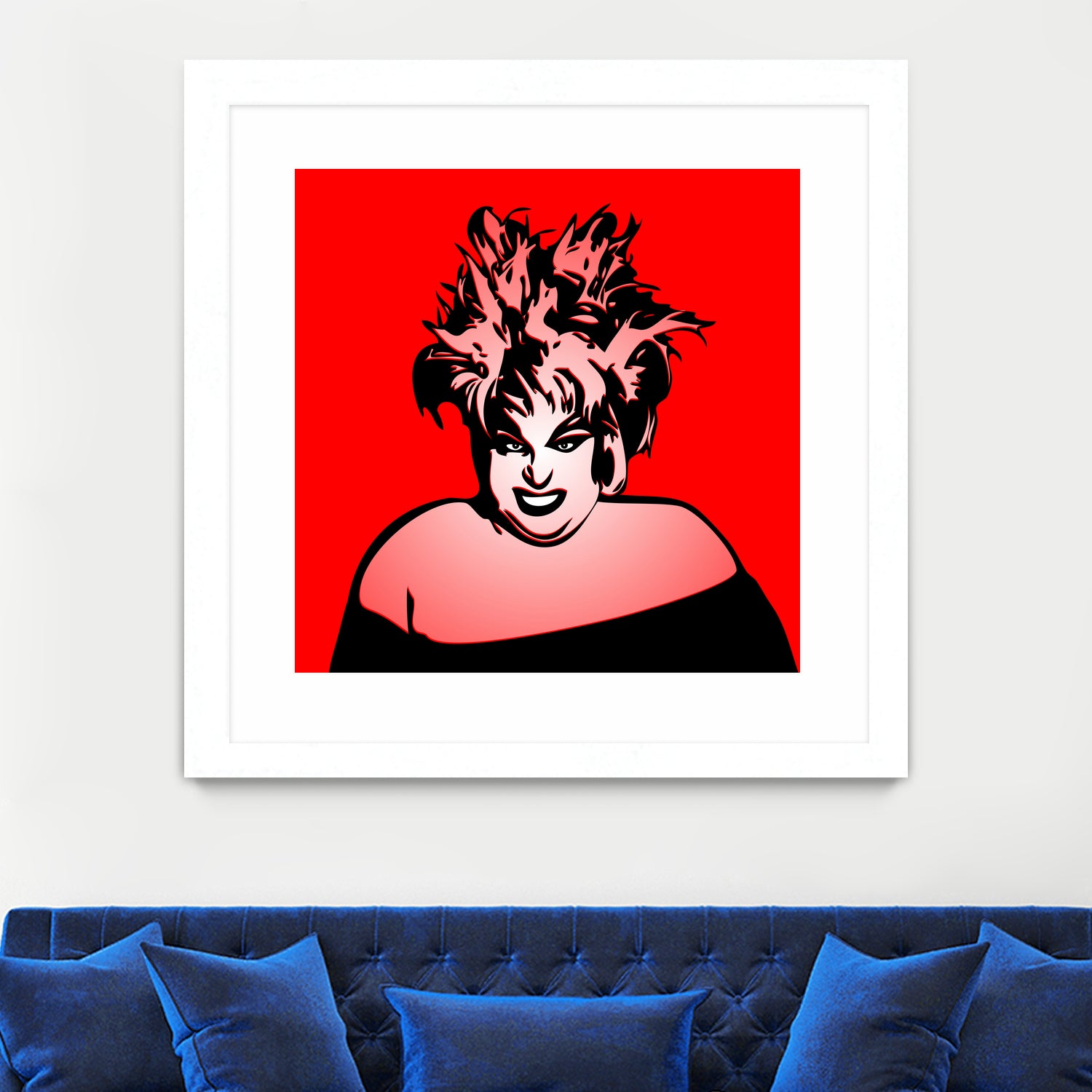 Divine | Pop Art by William Cuccio on GIANT ART - red digital painting