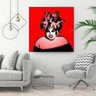 Divine | Pop Art by William Cuccio on GIANT ART - red digital painting