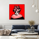 Divine | Pop Art by William Cuccio on GIANT ART - red digital painting