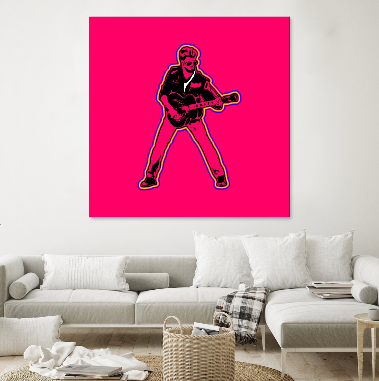 George Michael | Pop Art by William Cuccio on GIANT ART - pink digital painting